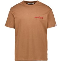 Replay Herren T-Shirt braun Baumwolle von Replay