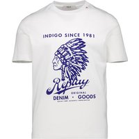 Replay Herren T-Shirt beige Baumwolle von Replay