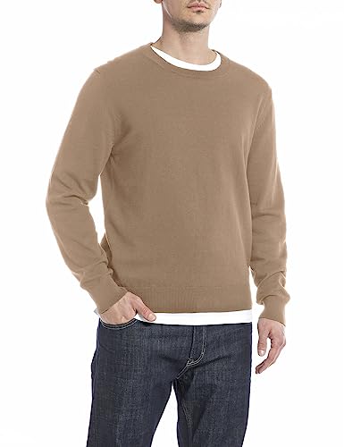 Replay Herren Uk2512 Pullover Casual, 557 Earth, S von Replay