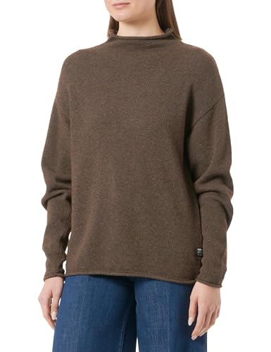 Replay Herren Pullover Rollkragenpullover aus Wolle, Nut Melange M23 (Braun), XL von Replay