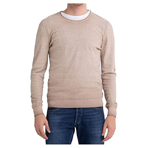 Replay Herren Uk2656 Pullover, 842 Mud, XXL von Replay