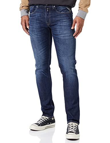 Replay Herren Willbi Jeans, 007 Dark Blue, 29W / 34L EU von Replay