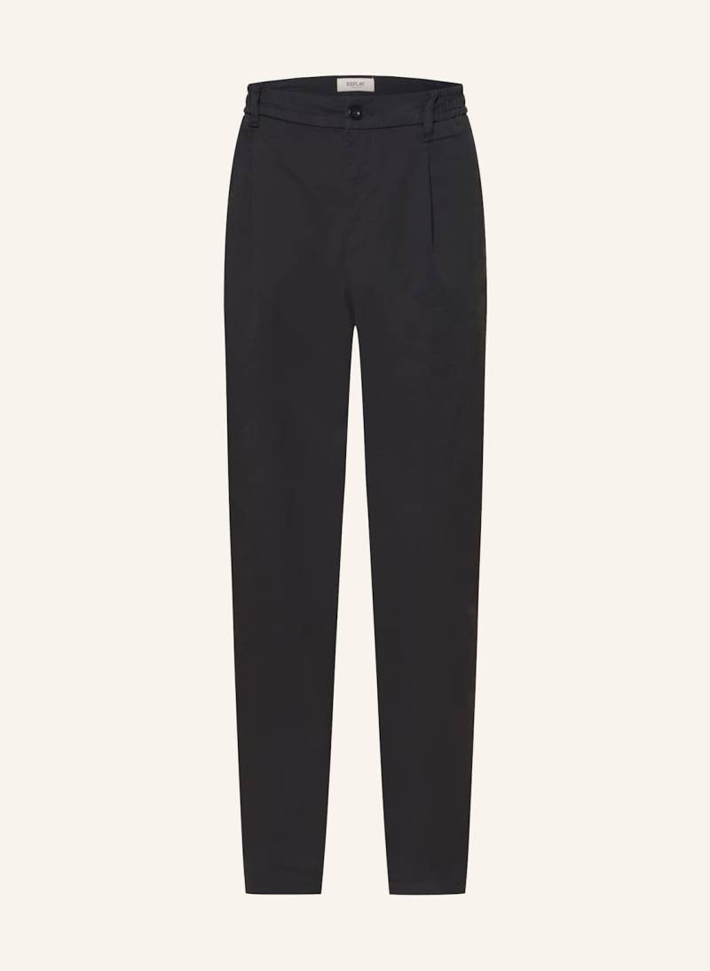 Replay Chino Regular Fit schwarz von Replay