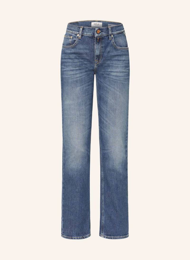 Replay Jeans Akeme Straight Fit blau von Replay