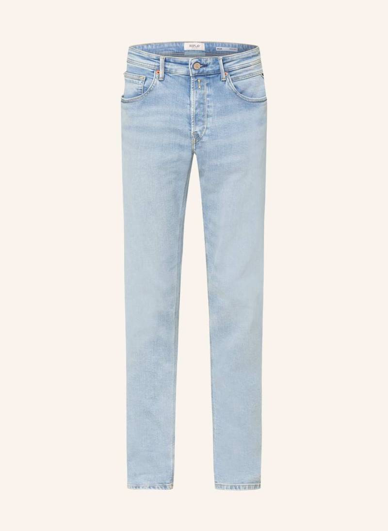 Replay Jeans Regular Fit blau von Replay