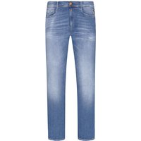 Replay Jeans aus Denim-Stretch, Orange-Patch von Replay
