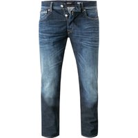 Replay Herren Jeans blau Baumwoll-Stretch Straight Fit von Replay