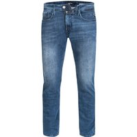 Replay Herren Jeans blau Baumwoll-Stretch Slim Fit von Replay