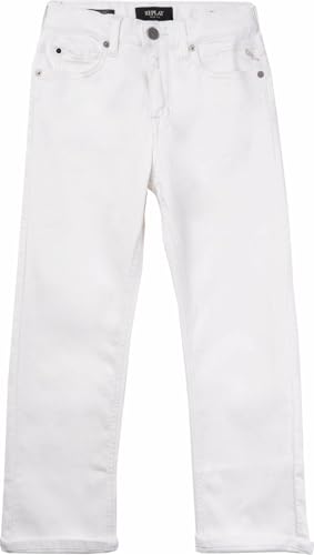 Replay Jungen Jeans Thad Hyperflex, White 001 (Weiß), 14 Jahre von Replay