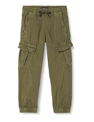 Replay Jungen Cargo-Hose mit Tunnelzug, Military 532 (Grün), 10 Jahre von Replay