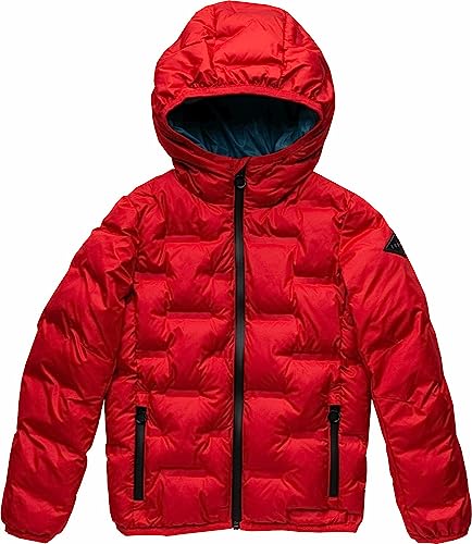 Replay Jungen Jacke Winterjacke mit Kapuze, Rot (Red Fire 919), 14 Jahre von Replay