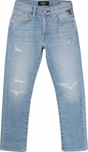 Replay Jungen Jeans Mini Waitom Comfort Denim, Super Light Blue 011 (Blau), 12 Jahre von Replay