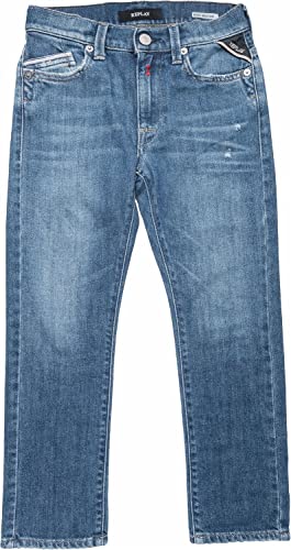 Replay Jungen Jeans Mini Waitom Regular-Fit, Medium Blue 009-2 (Blau), 10 Jahre von Replay