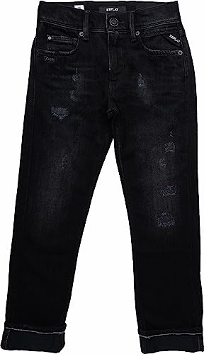 Replay Jungen Jeans Neill Regular-Fit mit Stretch, Black 098 (Schwarz), 16 Jahre von Replay