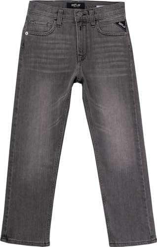Replay Jungen Jeans Subjey Comfort Denim, Dark Grey 097 (Schwarz), 10 Jahre von Replay