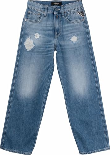 Replay Jungen Jeans Vertygho Baggy-Fit, Medium Blue 009 (Blau), 12 Jahre von Replay
