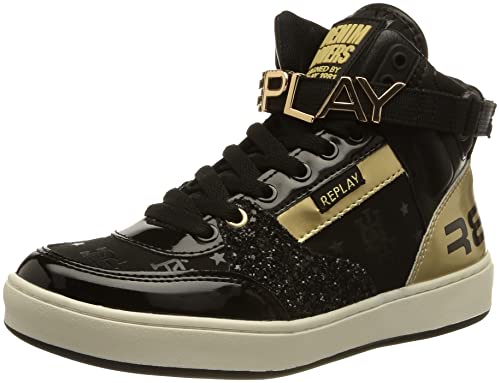 Replay Mädchen Cobra Sneaker Sneaker, 562black Black, 28 EU von Replay