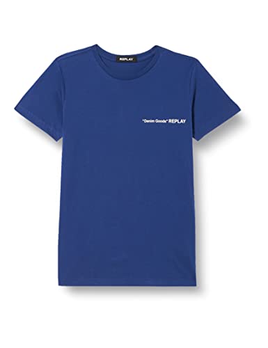 REPLAY Jungen SB7308 T-Shirt, 792 Bluette, 6A von Replay