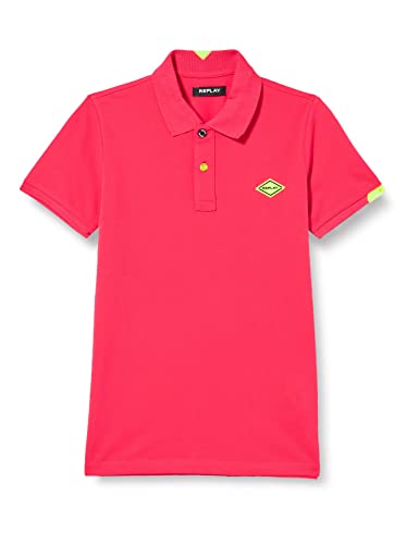 Replay Jungen Sb7505 Polohemd, 897 Cerise, 14 Jahre von Replay