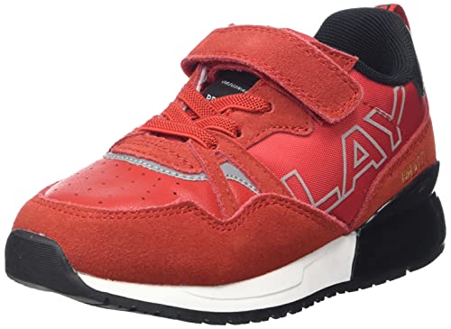 Replay Jungen Shoot Jr-elastic Shoe-sneaker Boy-sneaker- Sneaker, 047red, 36 EU von Replay