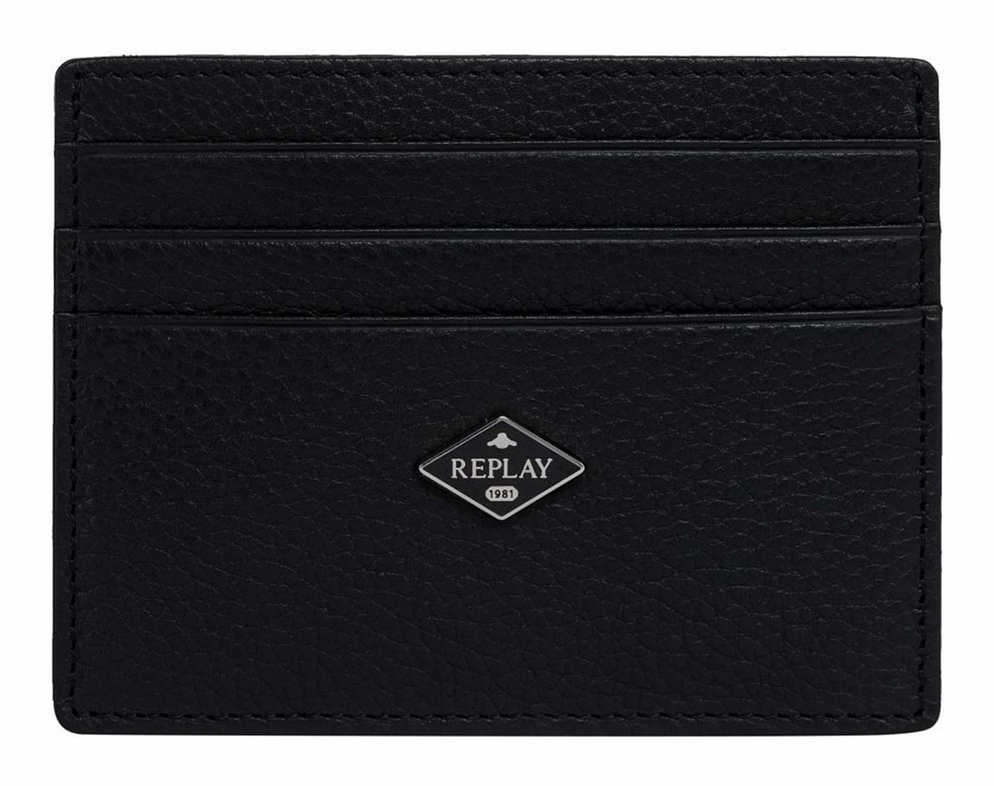 Replay Kartenetui Card Holder, aus echtem Leder mit RFID-Blocker Schutz Replay Kartenetui Card Holder, aus echtem Leder mit RFID-Blocker Schutz von Replay