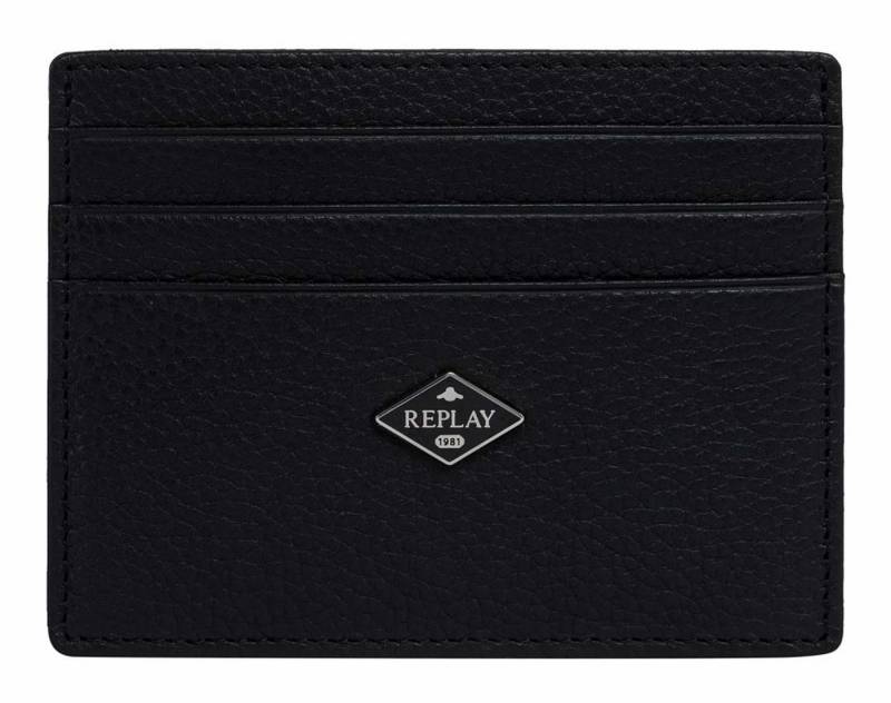 Replay Kartenetui Card Holder, aus echtem Leder mit RFID-Blocker Schutz Replay Kartenetui Card Holder, aus echtem Leder mit RFID-Blocker Schutz von Replay