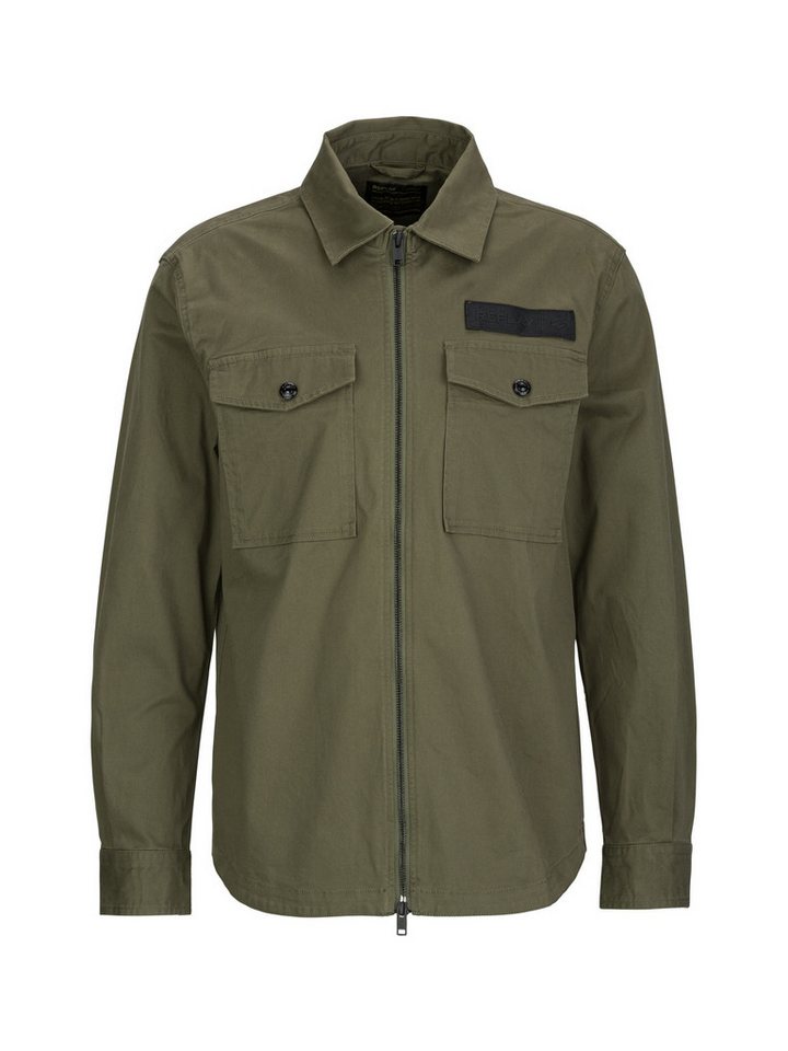 Replay Langarmhemd Comfort Cotton Satin von Replay