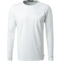 Replay Herren Longsleeve weiß Baumwolle von Replay