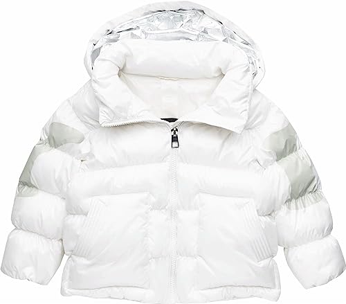 Replay Mädchen Jacke Winterjacke mit Kapuze, Milk White 562 (Weiß), 8 Jahre von Replay