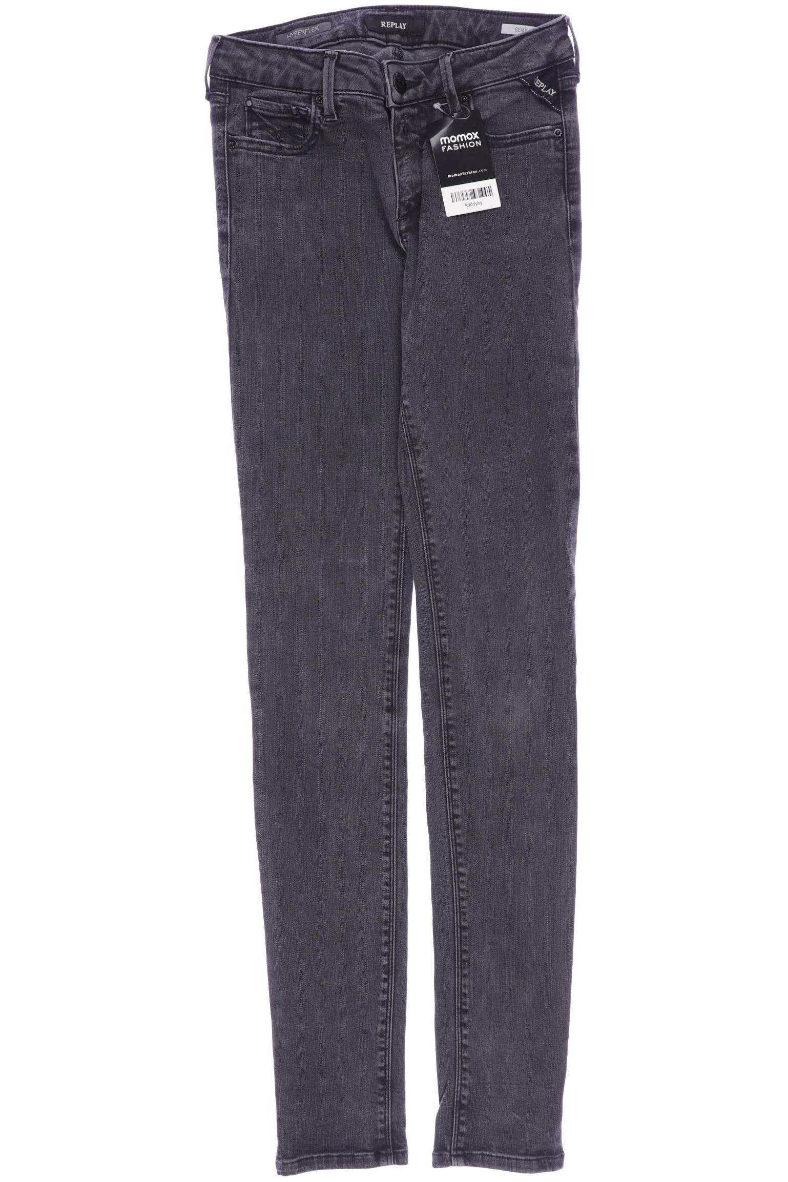 Replay Mädchen Jeans, grau von Replay