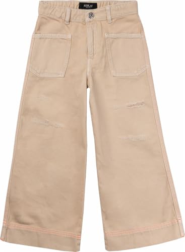 Replay Mädchen Jeans Aidyna, Papyrus Seed Pearl 756 (Beige), 14 Jahre von Replay