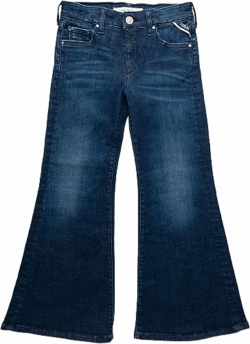 Replay Mädchen Jeans Avry Bootcut-Fit, Medium Blue 009 (Blau), 14 Jahre von Replay