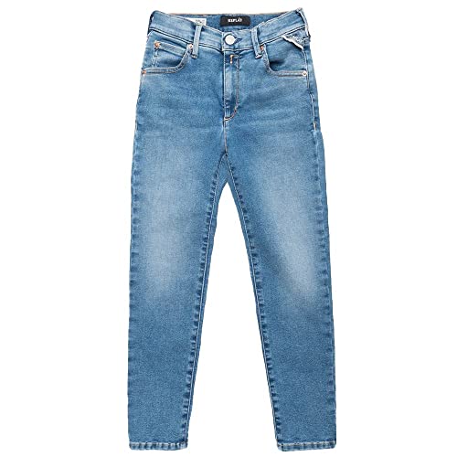 Replay Mädchen Jeans Nellie Skinny-Fit Hyperflex mit Stretch, Blau (Light Blue 010), 14 Jahre von Replay