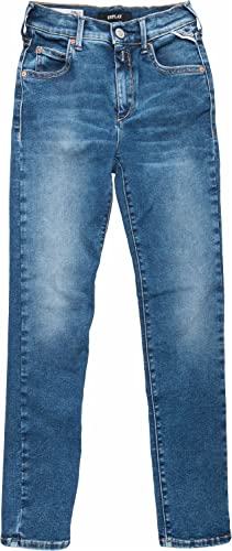 Replay Mädchen Jeans Nellie Skinny-Fit Hyperflex mit Stretch, Blau (Medium Blue 009), 12 Jahre von Replay