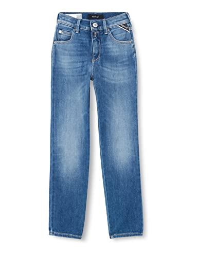 Replay Mädchen Jeans Nellie Skinny-Fit mit Power Stretch, Blau (Light Blue 010), 8 Jahre von Replay