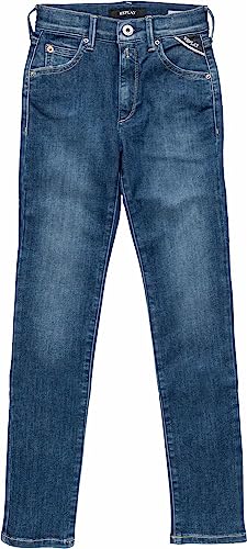 Replay Mädchen Jeans Nellie Skinny-Fit mit Power Stretch, Blau (Medium Blue 009), 8 Jahre von Replay