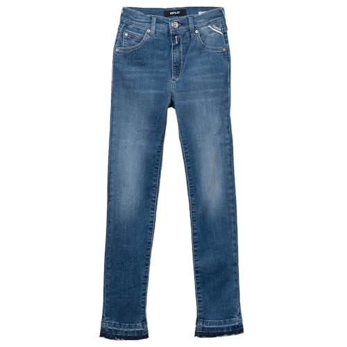 Replay Mädchen Jeans mit Power Stretch, Blau (Light Blue 010), 10 Jahre von Replay
