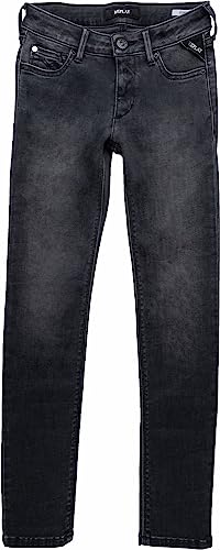 Replay Mädchen Jeans mit Power Stretch, Dark Grey 097 (Grau), 14 Jahre von Replay