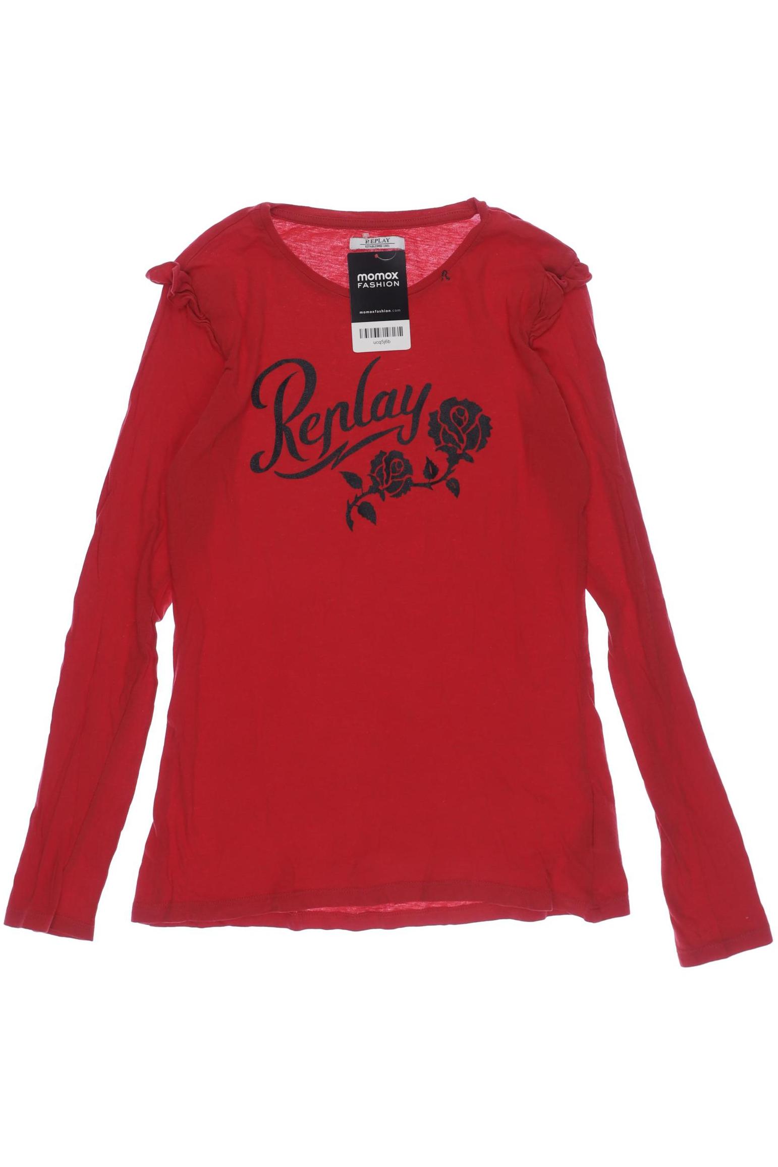 Replay Mädchen Langarmshirt, rot von Replay