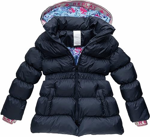 Replay Mädchen Parka Winter, Dark Blue 576 (Blau), 12 Jahre von Replay