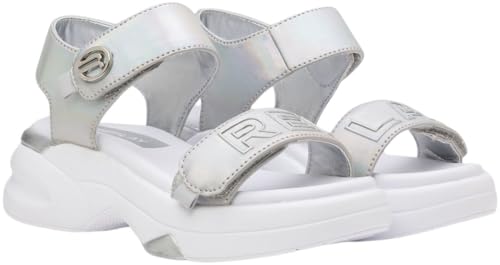 Replay Mädchen Sandalen mit Riemen, Silber (Silver 050), 39 von Replay