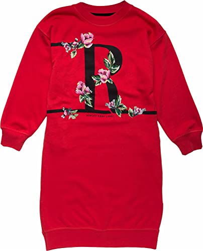 Replay Mädchen Sg3628 Kleid T-Shirt, 358 Red, 6 Jahre von Replay