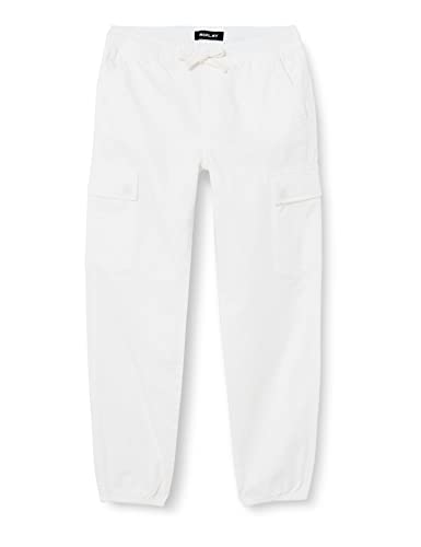 Replay Mädchen Cargo-Hose mit Tunnelzug, Optical White 001 (Weiß), 4 Jahre von Replay