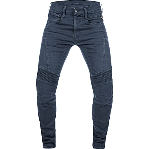 Replay Motorrad Jeans Motorradhose Motorradjeans Fender Jeanshose blau 38/32, Herren, Chopper/Cruiser, Ganzjährig von Replay