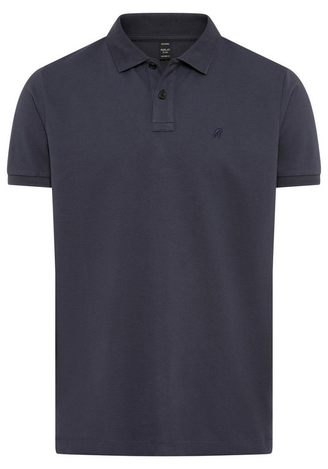 Replay Poloshirt Feiner Piqué aus Baumwolle von Replay