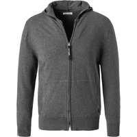 Replay Herren Strickjacke grau Baumwolle unifarben von Replay