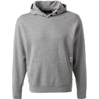 Replay Herren Hoodie grau Baumwolle unifarben von Replay