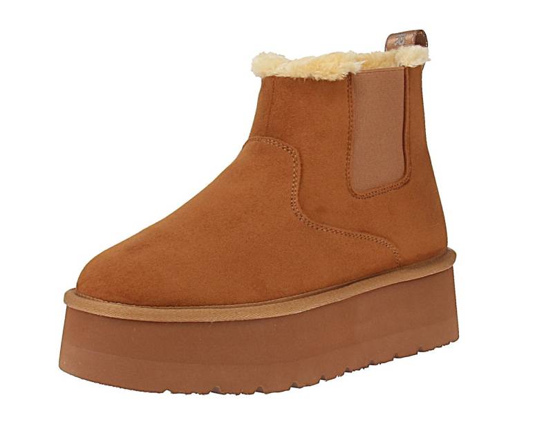 Replay Replay Chic Chelsea GWF5A C0014T - Damen Chelsea Boots - 012-Brown Stiefel von Replay