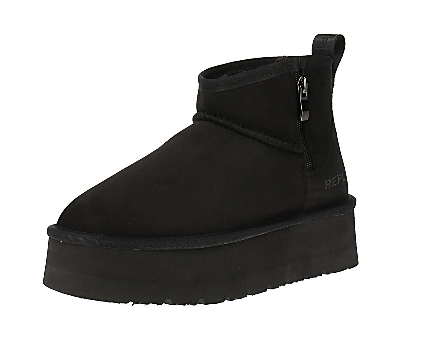 Replay Replay Chic Zip Tonal GWF5A C0007T - Damen Boots - 003-Black Stiefel von Replay