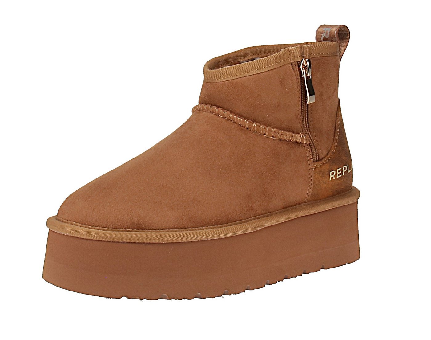 Replay Replay Chic Zip Tonal GWF5A C0007T - Damen Boots - 012-Brown Stiefel von Replay